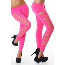Side Cut Leggings pink