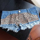 Jeans Shorts Leopard